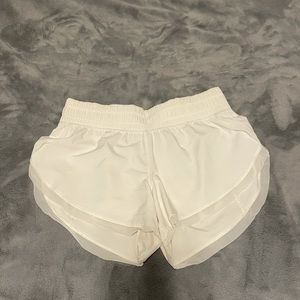 White Lululemon Shorts